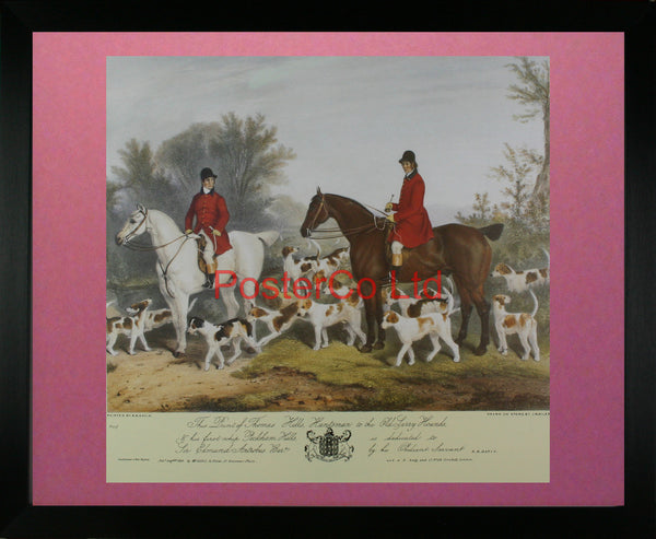 Thomas Hills huntsman to the Old Surry hounds - Richard Barret Davis - Framed Print - 16"H x 20"W