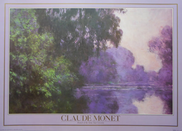 Branch of the Seine Near Giverny Claude Monet 1986 Portal Publications (Genuine and Vintage) Crate3 B10