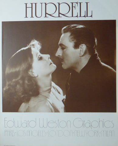 Garbo and Barrymore (Grand Hotel) Hurrell (Edward Weston Graphics 1980) (Genuine and Vintage)