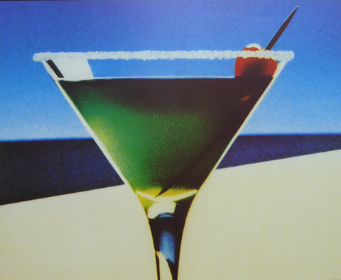 Green Cocktail David Fairman (1982) (Genuine and Vintage)