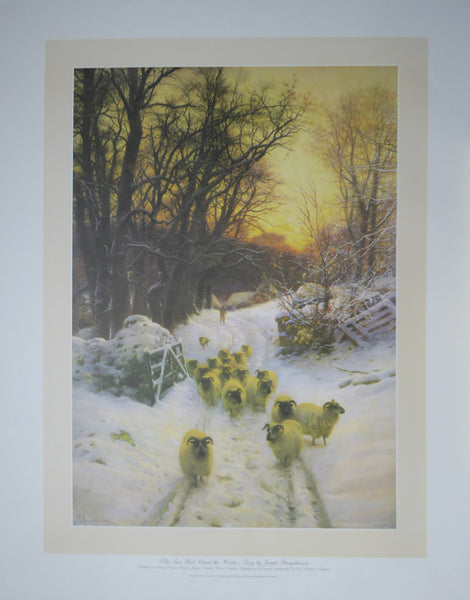 The sun has closed the winters day Joseph Farquharson (Genuine and Vintage)