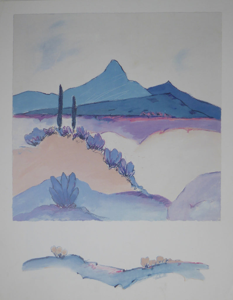Desert Landscape 1 Valente (1991 Hope street editions) (Genuine and Vintage)