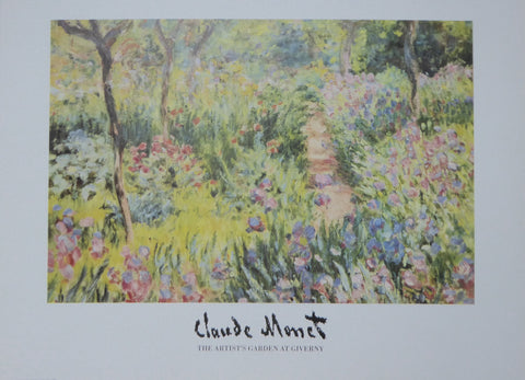 The artists garden at Giverny Claude Monet (Allen Publishing) (Genuine and Vintage)