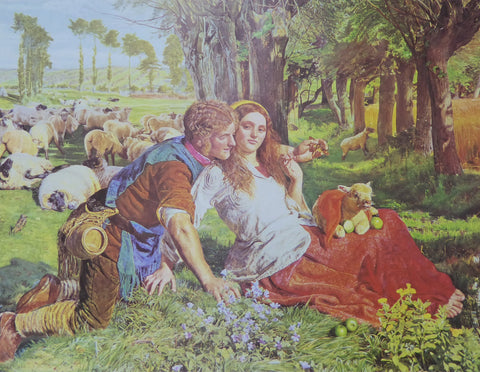 The hireling Shepherd William Holman Hunt (Dyad) (Genuine and Vintage)