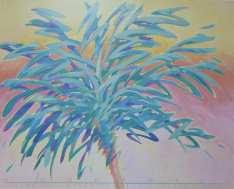 Sunset Palm Margo Goodwill (1988 Bruce Mcgaw) (Genuine and Vintage)