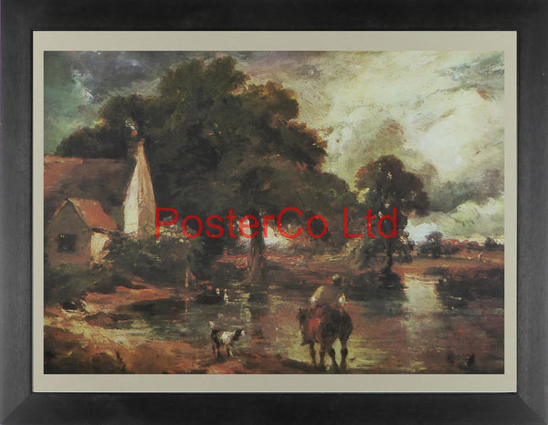 Willy Lott's Cottage - John Constable - Royle 1966 - Framed Print - 12"H x 16"W