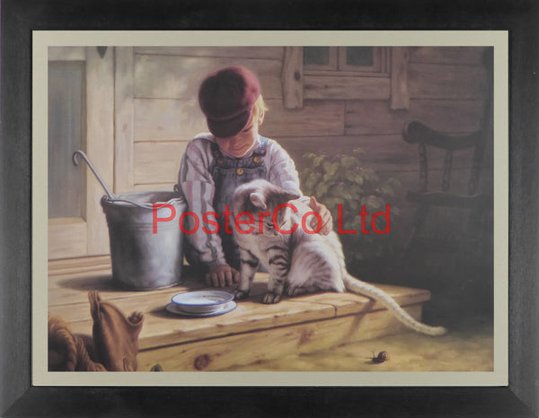 Front Porch - Mark Arian - Artbeats 1991 - Framed Print - 12"H x 16"W