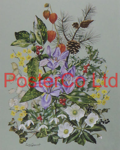 Bouquet of Flowers (3) - Leslie Greenwood - Framed Print - 16"H x 12"W