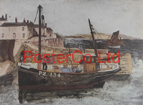 PZ 134 (Boat) - Cristopher Wood - Framed Print - 12"H x 16"W