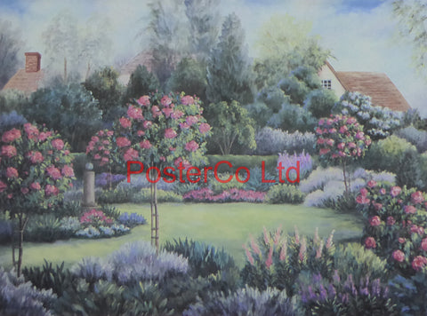 The Rose Garden - Barbara Felisky - Artbeats 1991 - Framed Print - 11"H x 14"W