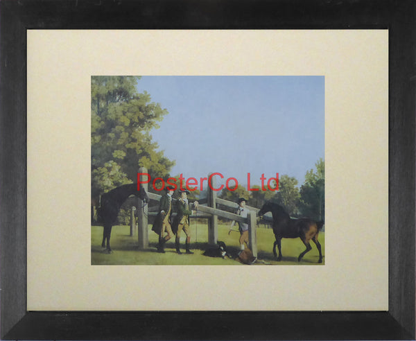 A Young Champion - George Stubbs  - Framed Print - 11"H x 14"W