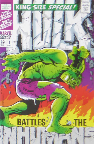 Hulk battles the Inhumans (Marvel Comics)    Comic Cover Art