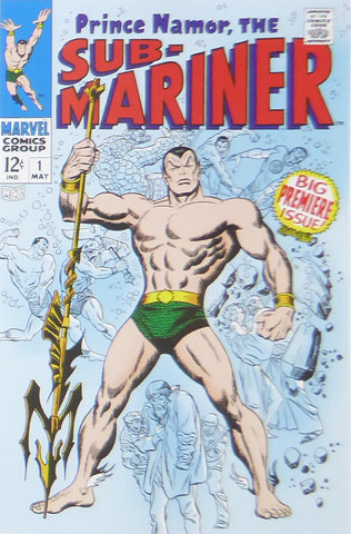 Prince Namor, The Sub Mariner (Marvel Comics)    Comic Cover Art