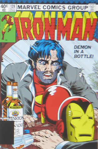 Iron man Demon in a Bottle (Marvel Comics)    Comic Cover Art