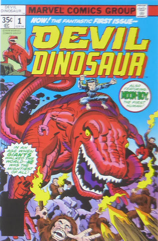 Devil Dinosaur (Marvel Comics)    Comic Cover Art