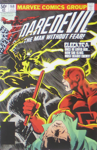 Daredevil with Elecktra (Marvel Comics)    Comic Cover Art