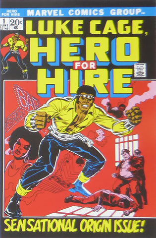 Luke Cage Hero for Hire (Marvel Comics)    Comic Cover Art