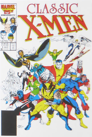 classic X Men (Marvel Comics)    Comic Cover Art