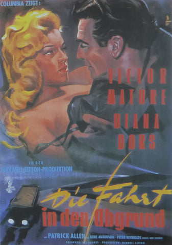 The Long Haul (Die Fahet in den Abgrund) Victor Mature  Movie Poster 