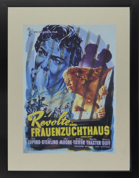 Women's Prison (Revolte in Frauenzuchthaus)  Ida Lupino  Movie Poster 