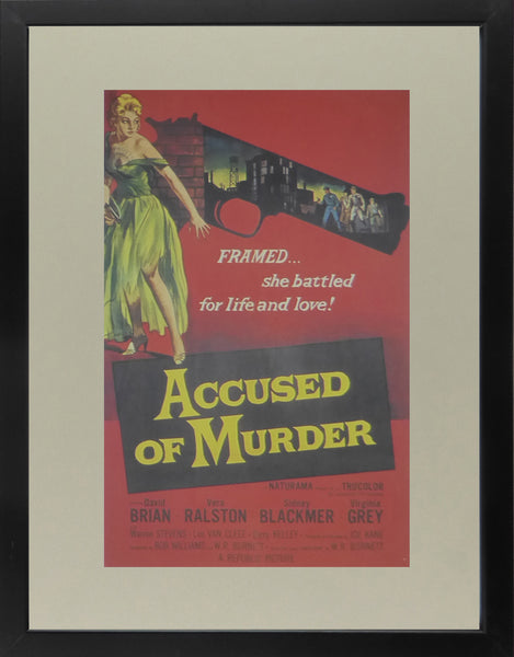 Accused of Murder David Brian  Movie Poster 