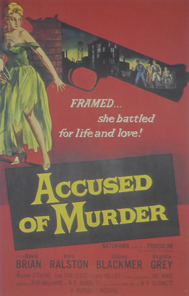 Accused of Murder David Brian  Movie Poster 