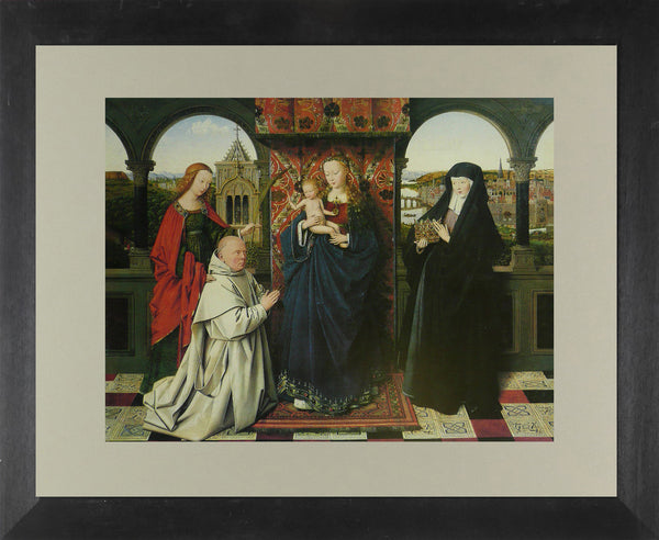 Virgin and Child, with Saints and Donor Jan van Eyck 