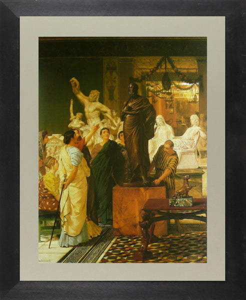 A SCULPTURE GALLERY Alma Tadema 