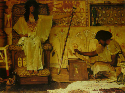 ]OSEPH, OVERSEEr OF PHAROAH'S GRANARIES Alma Tadema 