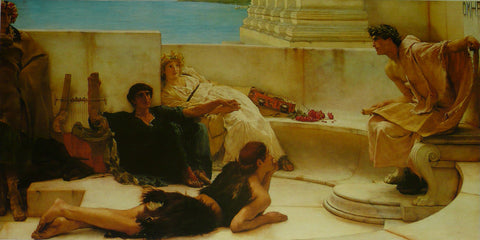 A READING FROM HOMER Alma Tadema 