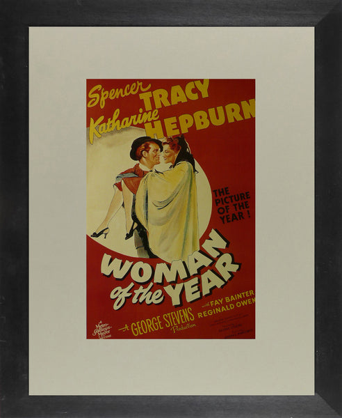 Woman of the Year Spencer Tracy / Katherine Hepburn  Movie Poster  