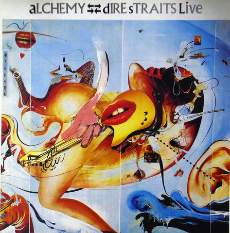 Alchemy Dire Straits Live (Album Cover Art) Framed Print