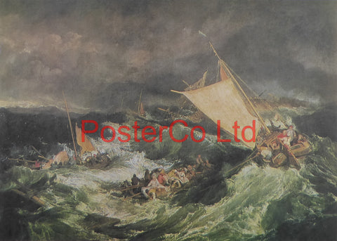 The Shipwreck - Turner - Framed Print - 12"H x 16"W