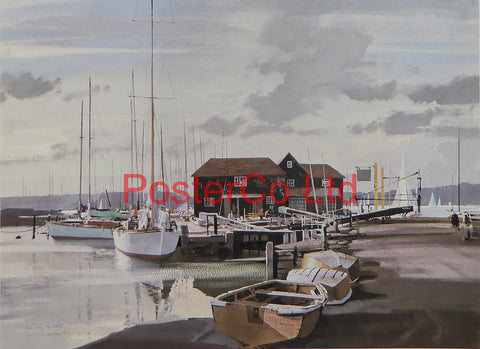 Harbour Scene - Royle 1981 - Framed Print - 12"H x 16"W