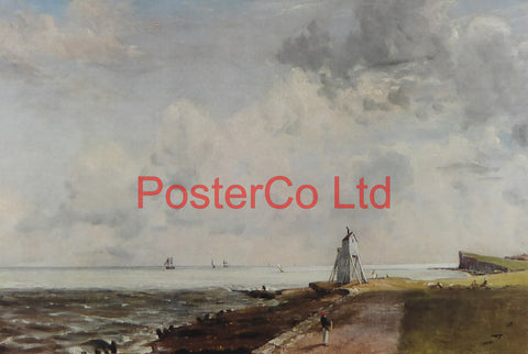 Harwich Lighthouse - John Constable - Framed Print - 12"H x 16"W