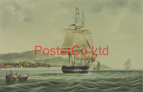 The "Lord Lowther" (Ship) - Framed Print - 12"H x 16"W