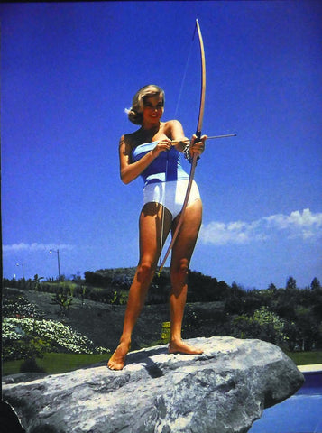 Anita Ekberg, Swimsuit and Longbow 