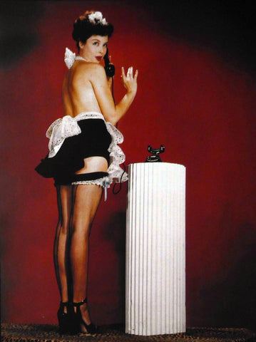 unknown french maid Pinup 