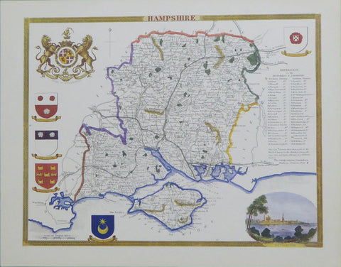 Hampshire map 