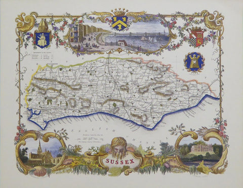 Sussex map 