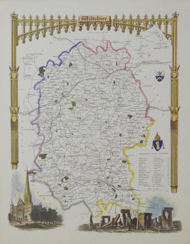 Wiltshire map 