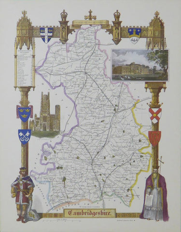 Cambridgeshire map 