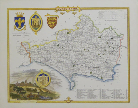 Dorsetshire map 