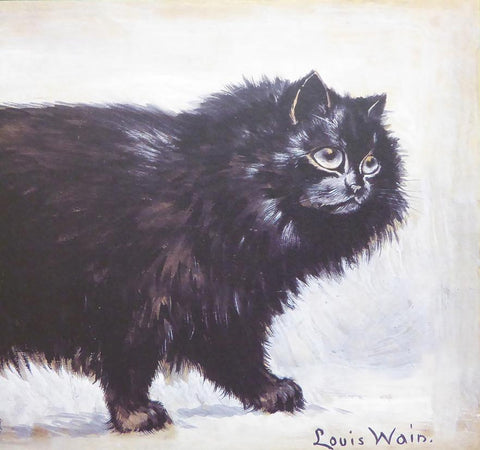 Black cat   Louis Wain