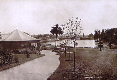 Torrens Lake Adelaide  (Original 1920's Print)