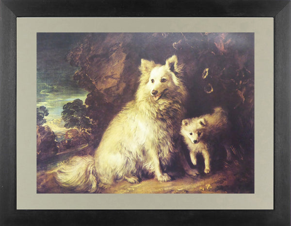 Pomeranian Bitch and puppy Thomas Gainsborough
