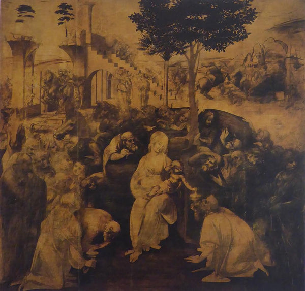 Adoration of the Magii   Leonardo De Vinci
