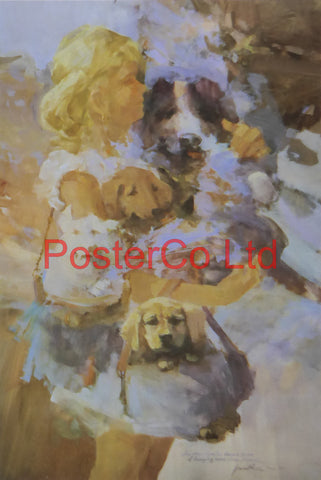 Stray Dogs - Gunther Johannes - Framed Print - 16"H x 12"W