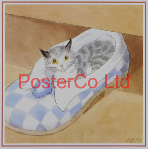 Puss in Boots - Ida Bohatta (with name) - Framed Print - 16"H x 12"W