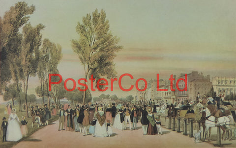Hyde Park near Grosvenor Gate - T.S. Boyle - Framed Print - 12"H x 16"W